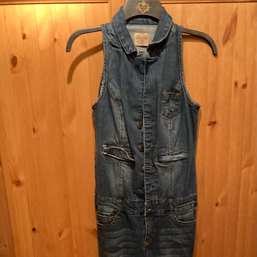 $5 NWOT Denim Jumpsuit sz 3/XS